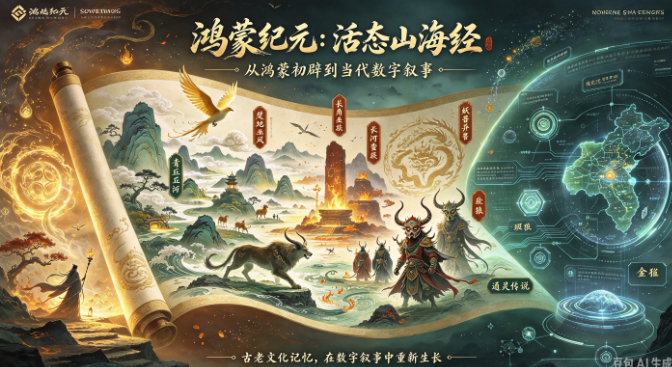 鸿蒙初辟处山海启新章——一个东方超级IP的文明史诗与全球策马(图1)