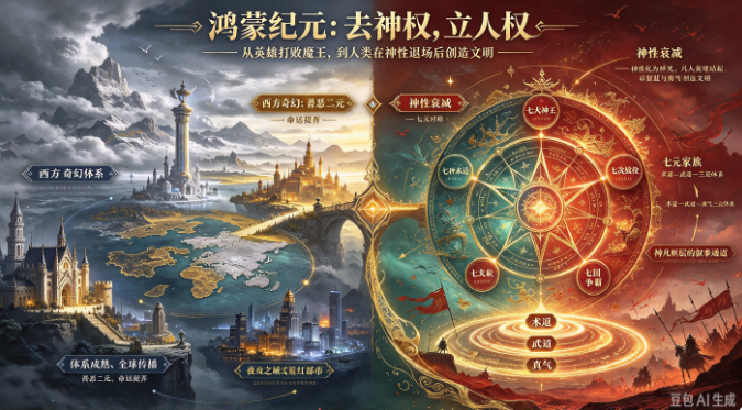 鸿蒙初辟处山海启新章——一个东方超级IP的文明史诗与全球策马(图2)
