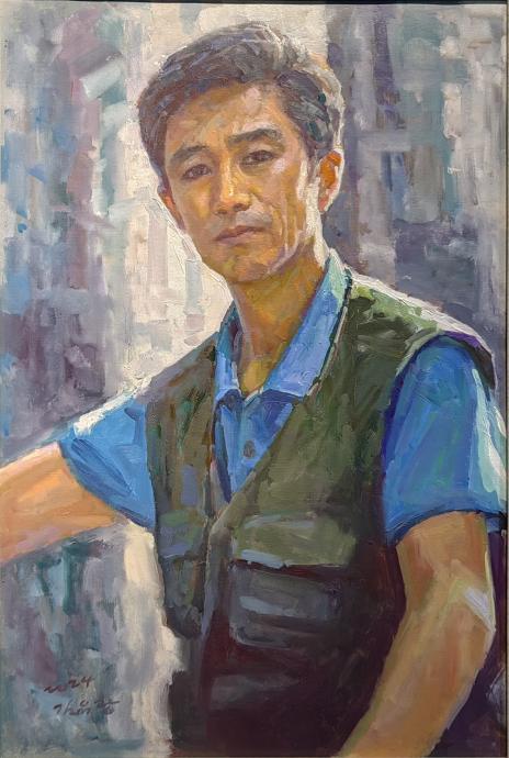 241230001  金有光自画像  500x745