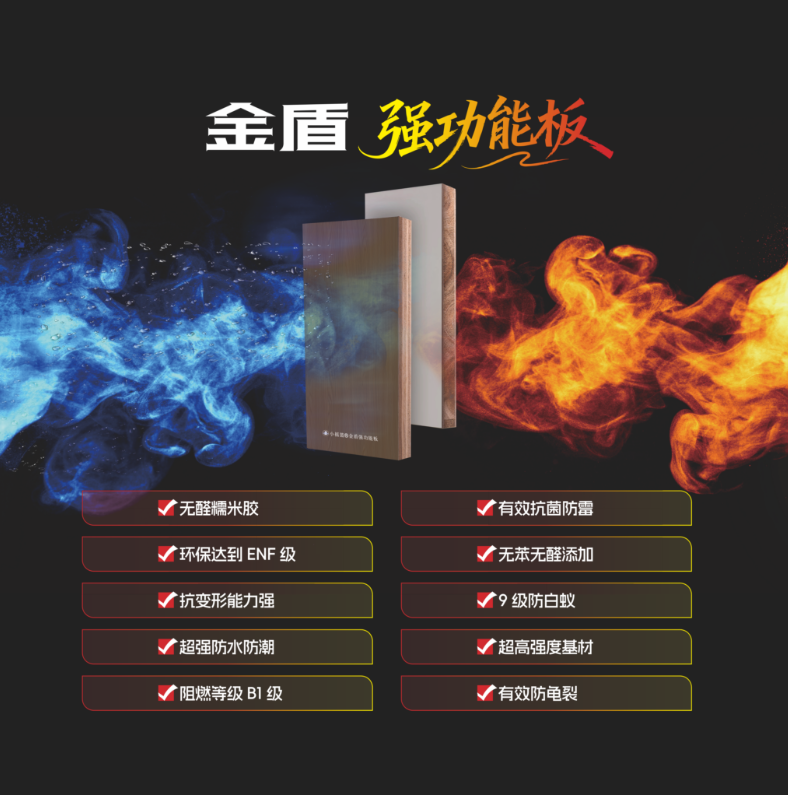 怕受潮、怕变形？板材硬核实力解析，小摇篮金盾强功能板一目了然