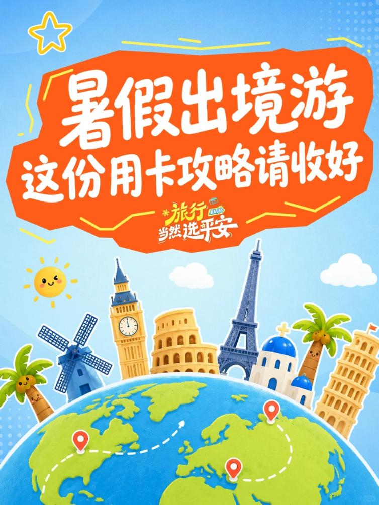暑假出国前必看!码住这份用卡攻略就够了!_1_平安银行信用卡_来自小红书网页版